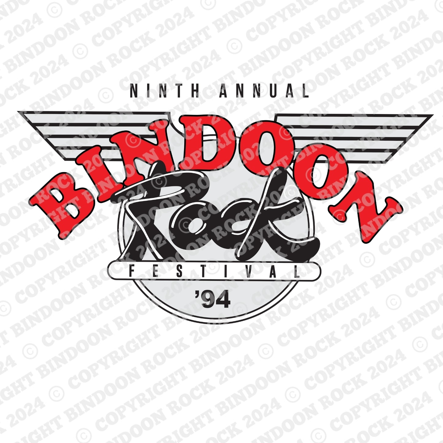 1994 Bindoon Rock "Full Colour" White T-Shirt