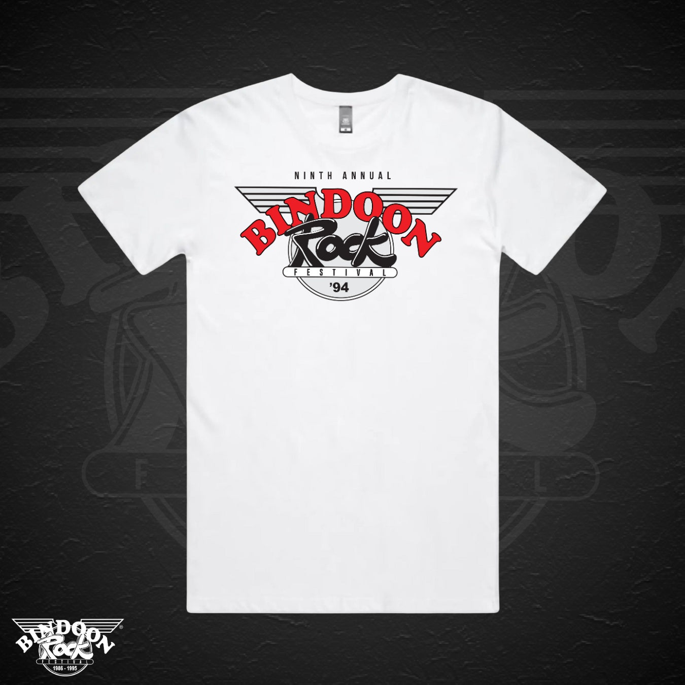 1994 Bindoon Rock "Full Colour" White T-Shirt
