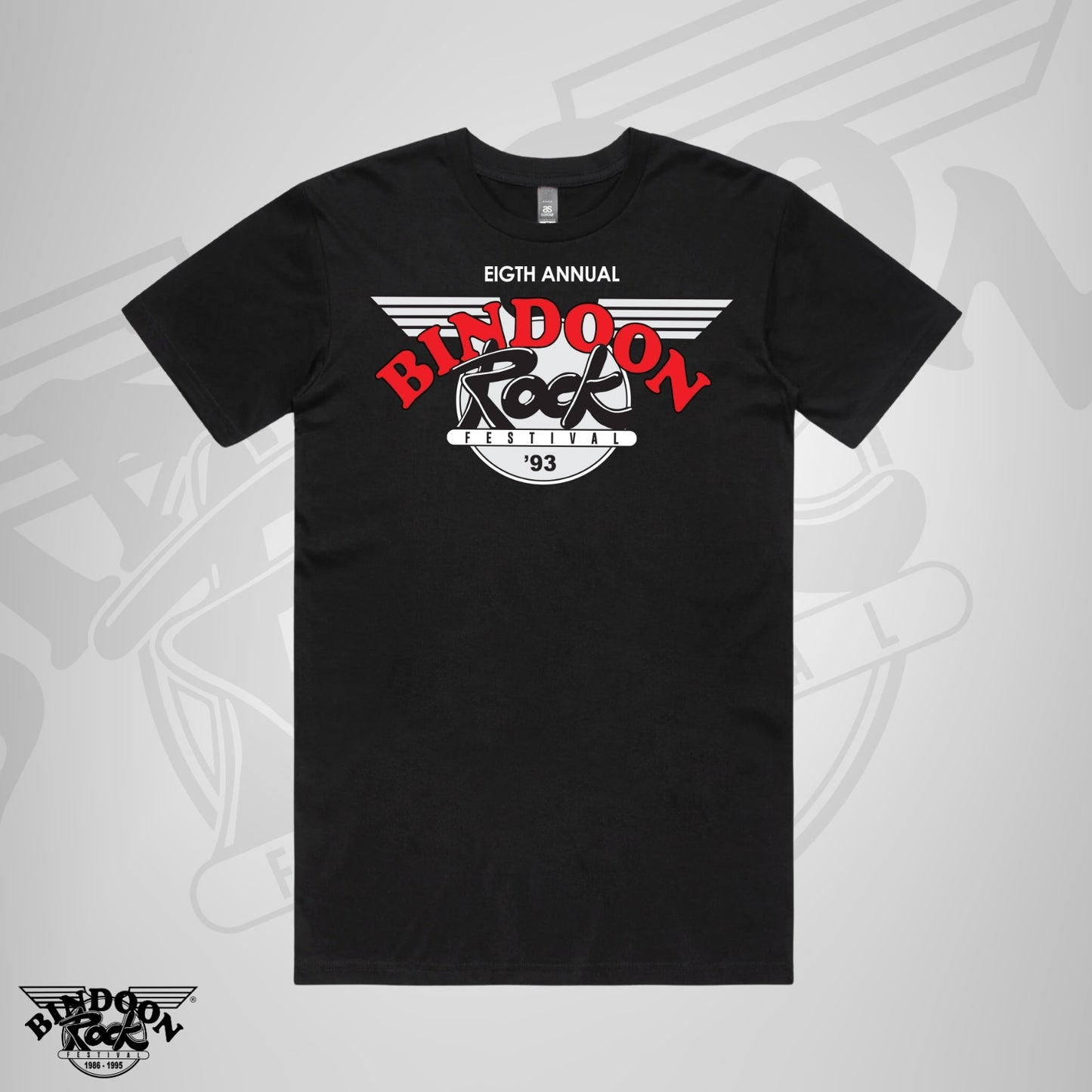 1993 Bindoon Rock "Full Colour" Black T-Shirt
