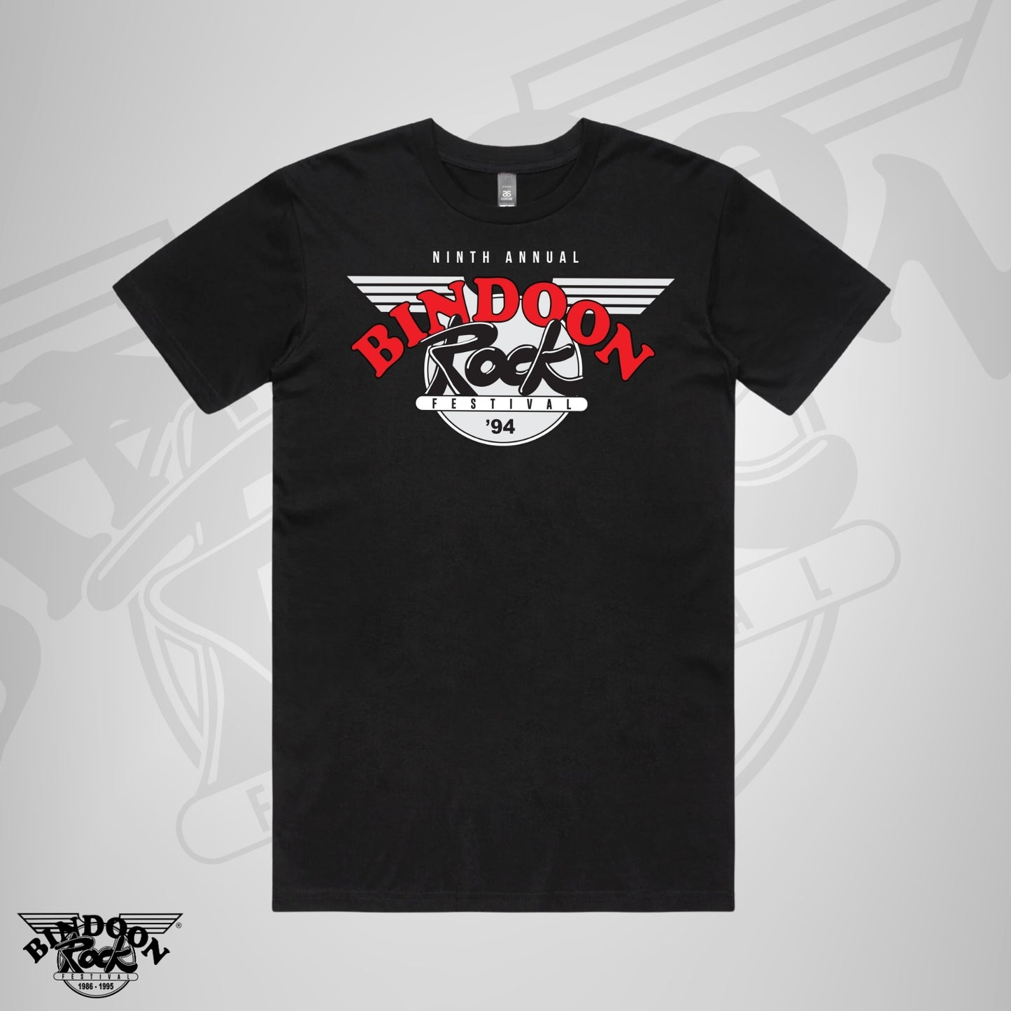 1994 Bindoon Rock "Full Colour" Black T-Shirt