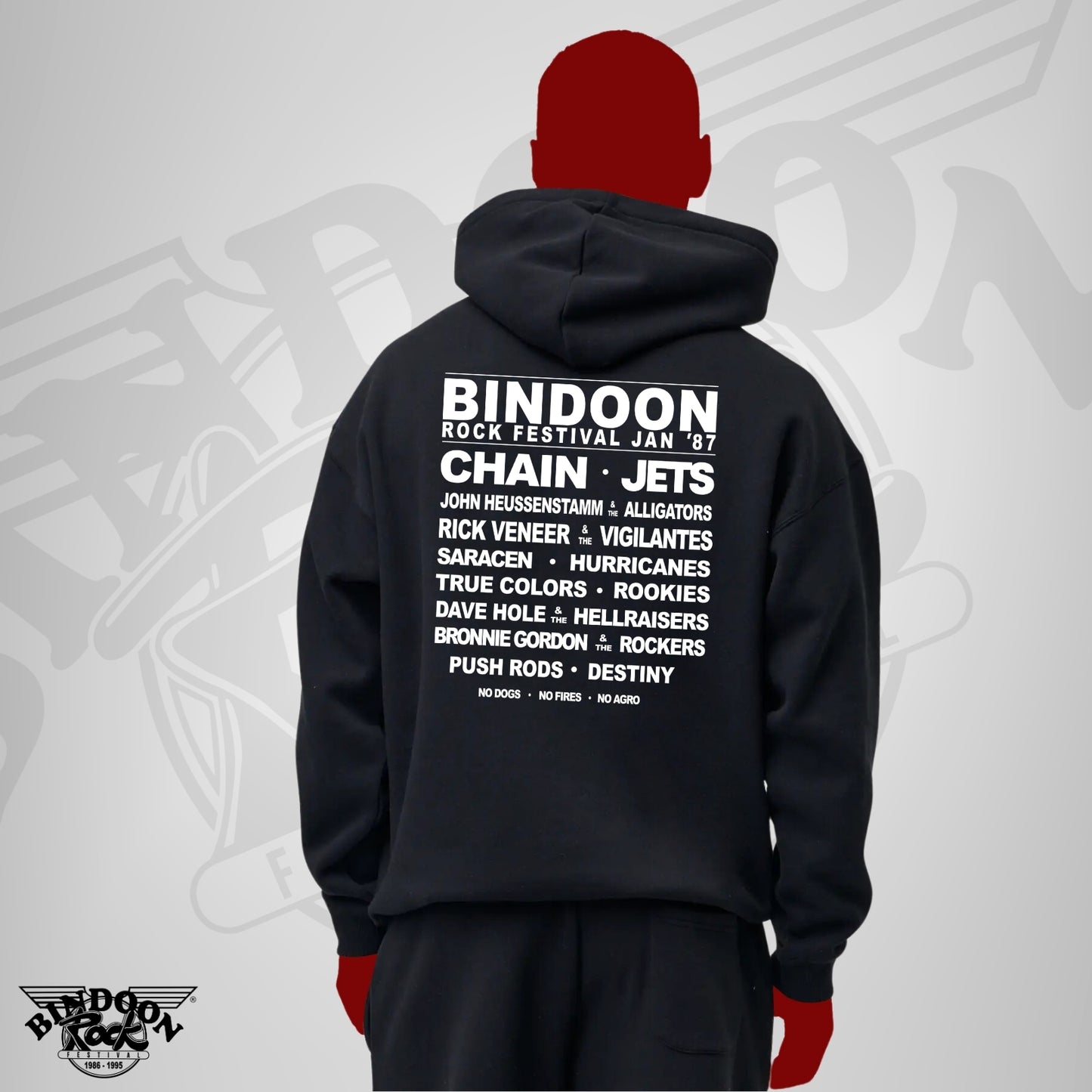 1987 Hoodie "Full Colour" Original Logo Print