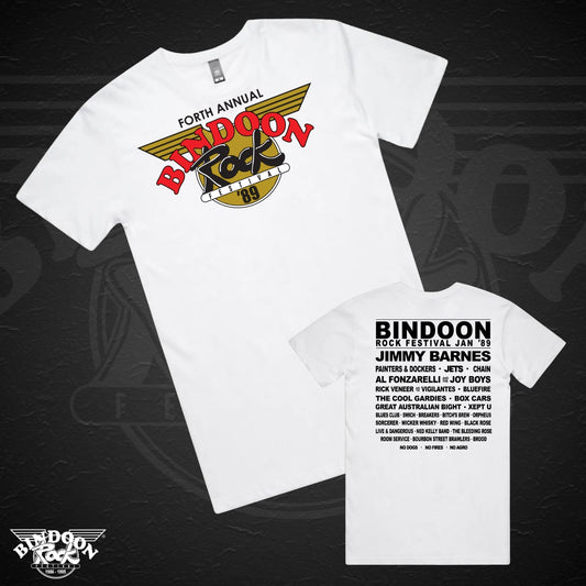 1989 Bindoon Rock "Full Colour" White T-Shirt