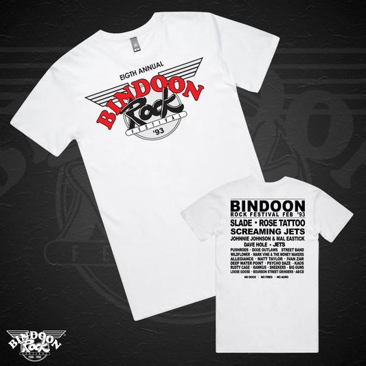 1993 Bindoon Rock "Full Colour" White T-Shirt