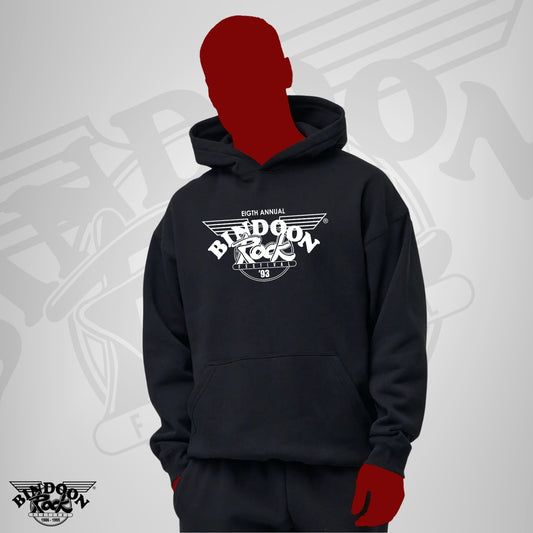 1993 Hoodie "Original" White One Colour Print