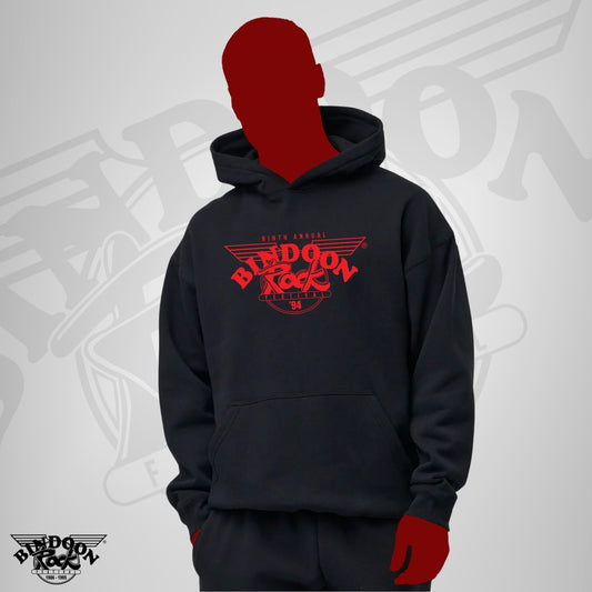 1994 Hoodie "Original" Red One Colour Print