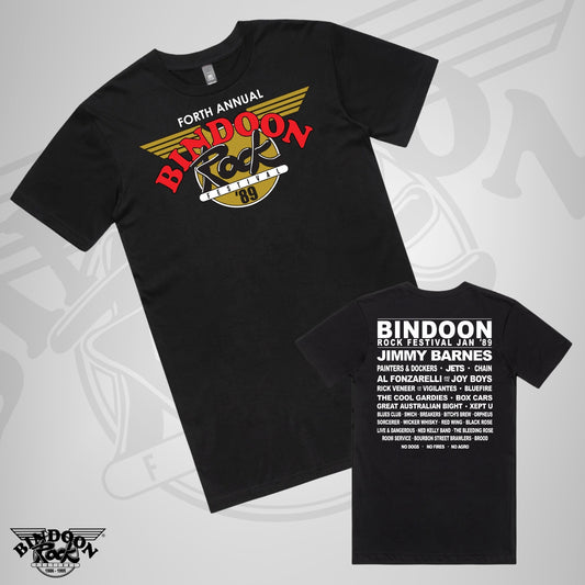 1989 Bindoon Rock "Full Colour" Black T-Shirt