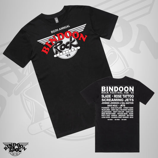 1993 Bindoon Rock "Full Colour" Black T-Shirt