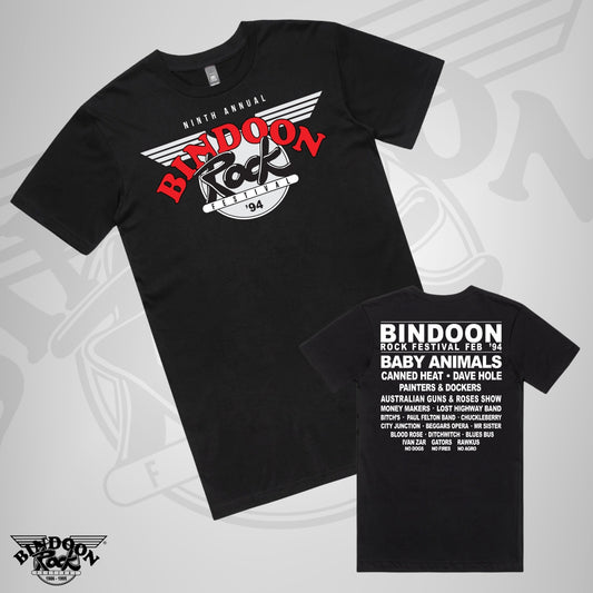 1994 Bindoon Rock "Full Colour" Black T-Shirt
